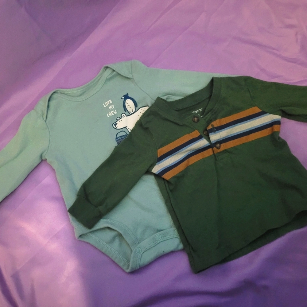 Carters long sleeve tees bundle
